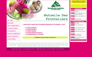 mutuelle-lafrontaliere.fr website preview
