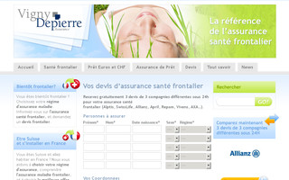 mon-assurance-frontalier.com website preview