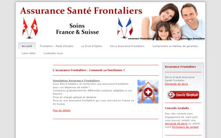 assurance-frontalier.co website preview