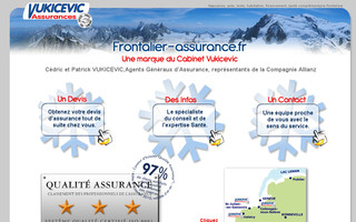 frontalier-assurance.fr website preview