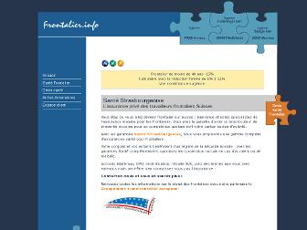 frontalier.info website preview