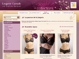 lingerie-carrade.fr website preview