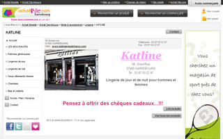 katline-lingerie.com website preview