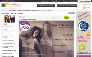 un-temps-pour-elle.com website preview