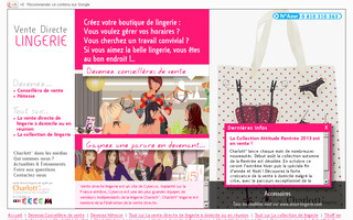 vente-directe-lingerie.com website preview