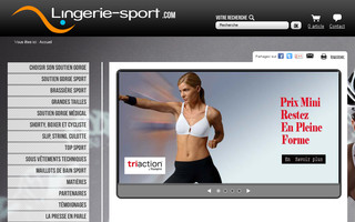 lingerie-sport.com website preview