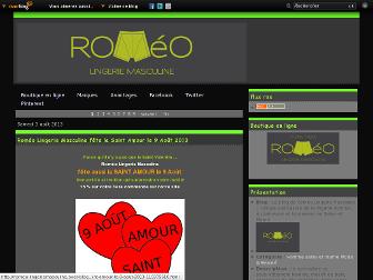 romeo-lingeriemasculine.over-blog.com website preview