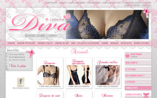 divalingerie.fr website preview