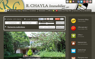 chaylaimmobilier.com website preview
