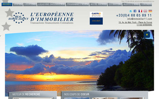 immobilier11.com website preview