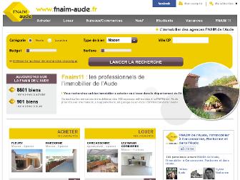 fnaim-aude.fr website preview