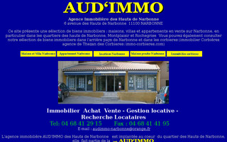 audimmo-narbonne.com website preview