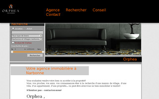 orpheaimmo.fr website preview