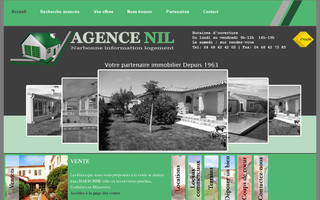 agencenil.fr website preview
