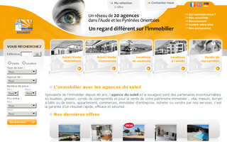 agencedusoleil.com website preview