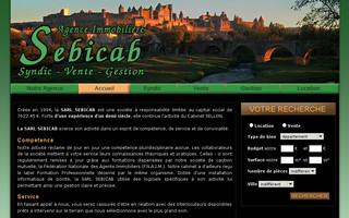 sebicab.com website preview