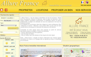 south-france-properties.com website preview