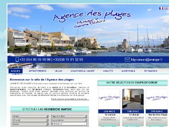 agence-des-plages.com website preview