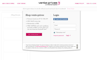vente-privee.com website preview
