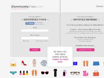showroomprive.com website preview