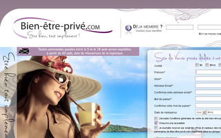 bien-etre-prive.com website preview
