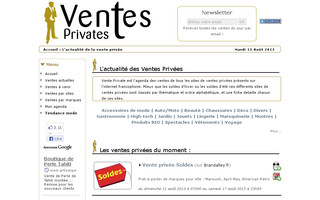 ventesprivates.com website preview