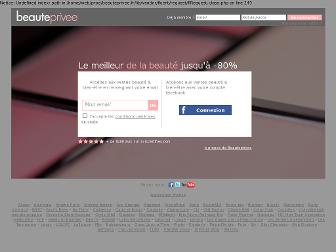 beauteprivee.fr website preview