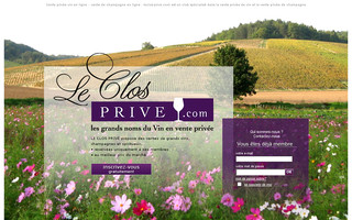 leclos-prive.com website preview