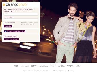 zalando-prive.fr website preview