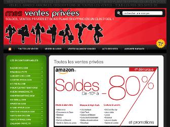 mes-ventes-privees.com website preview