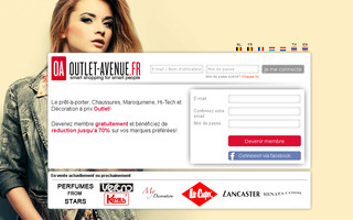 outlet-avenue.fr website preview