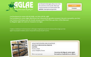 aglae.com website preview