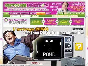 destockage-games.com website preview