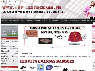 top-destockage.fr website preview