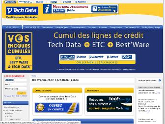 techdata.fr website preview