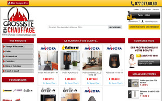 grossiste-poele.com website preview