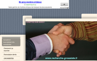 recherche-grossiste.fr website preview
