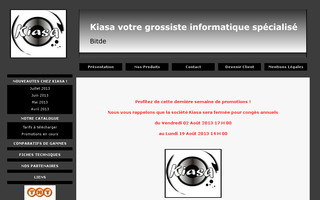 kiasa.fr website preview
