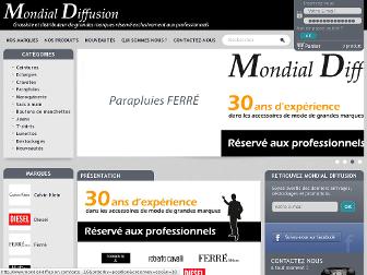 mondial-diffusion.com website preview