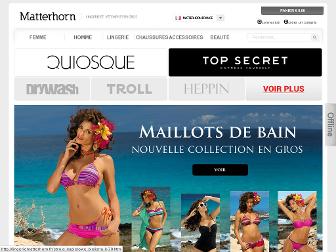 lingeriematterhorn.fr website preview