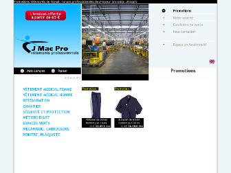 vetementsdetravail-jmacpro.com website preview