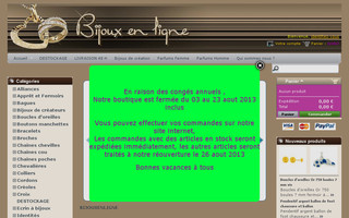 bijouxenligne.net website preview