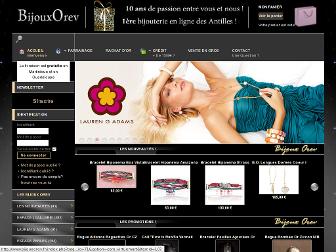 bijouxorev.fr website preview