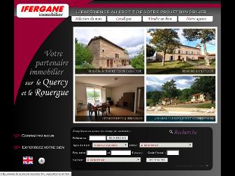 iferganeimmobilier.fr website preview