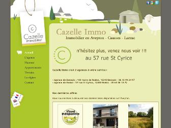 cazelleimmo.fr website preview