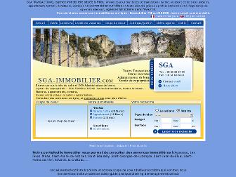 sga-immobilier.com website preview