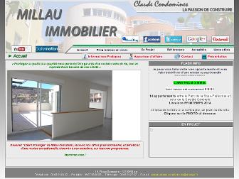 millauimmobilier.com website preview