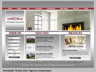 conprovalor-immobilier.com website preview