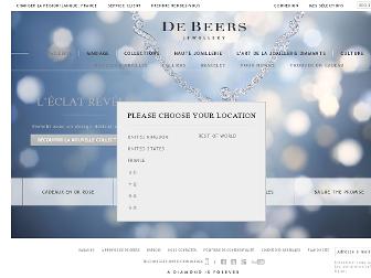 debeers.fr website preview