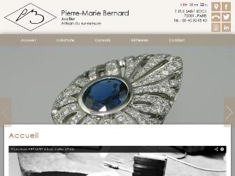 pierre-marie-bernard.com website preview